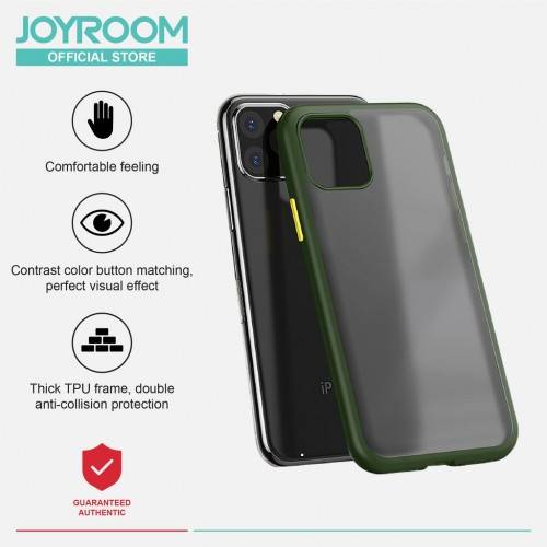 جراب حماية لهاتف joyroom 11 pro max من سلسلة درع البقرة الخضراء