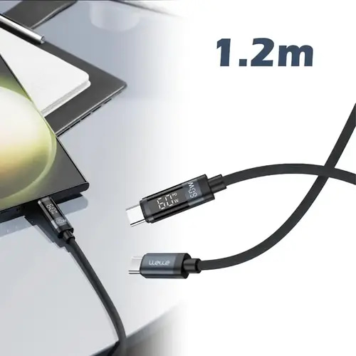 WEWE TYPE-C TO TYPE-C  DATA DISPLAY CABLE 1.2M