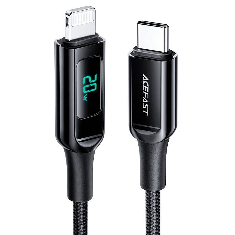 كابل ACEFAST USB-C إلى Lightning بقوة 30 واط وطول 1.2 متر