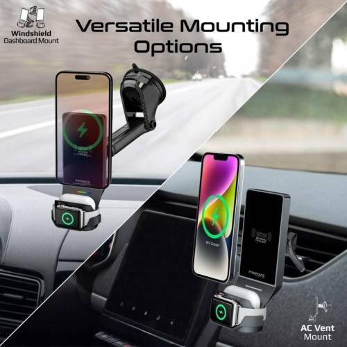 حامل PROMATE 3 في 1 للسيارة Magsaef ewirelesscharging (10635)