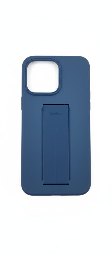 جراب هاتف Rocket Creative مع قبضة زرقاء لهاتف iPhone 15 Pro Max
