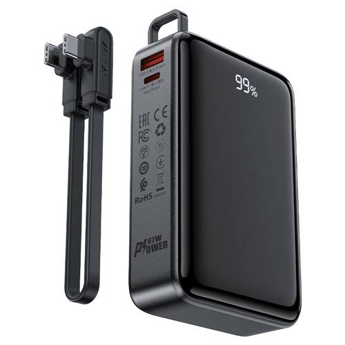 ACE FAST 20000 Mah fast power bank 67w PD with 100w usb-c  CABLE (A&M)
