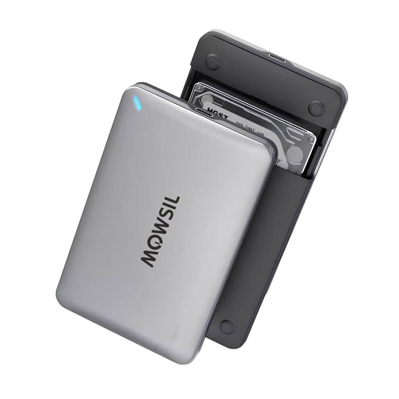 Mowsil HDD 2.5 SATASSD Enclosure Type-C+USB