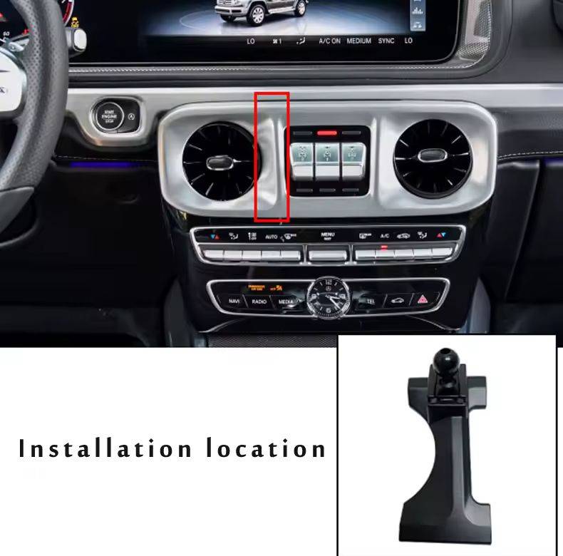 حامل هاتف سيارة Rocket G-class 19-22 مصمم خصيصًا مع نظام MagSafe