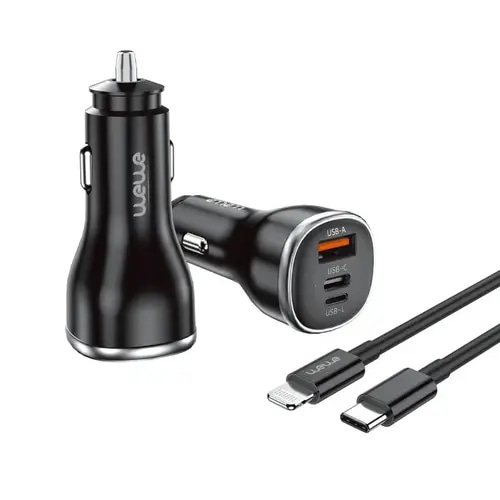 WEWE car charger fast charging 80w with cable