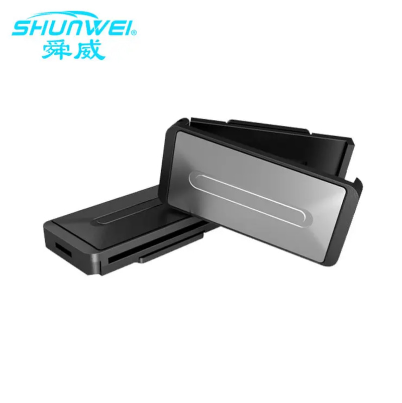 SHUNWEL Car Seat Belt Adjuster clips 2 pack silver
