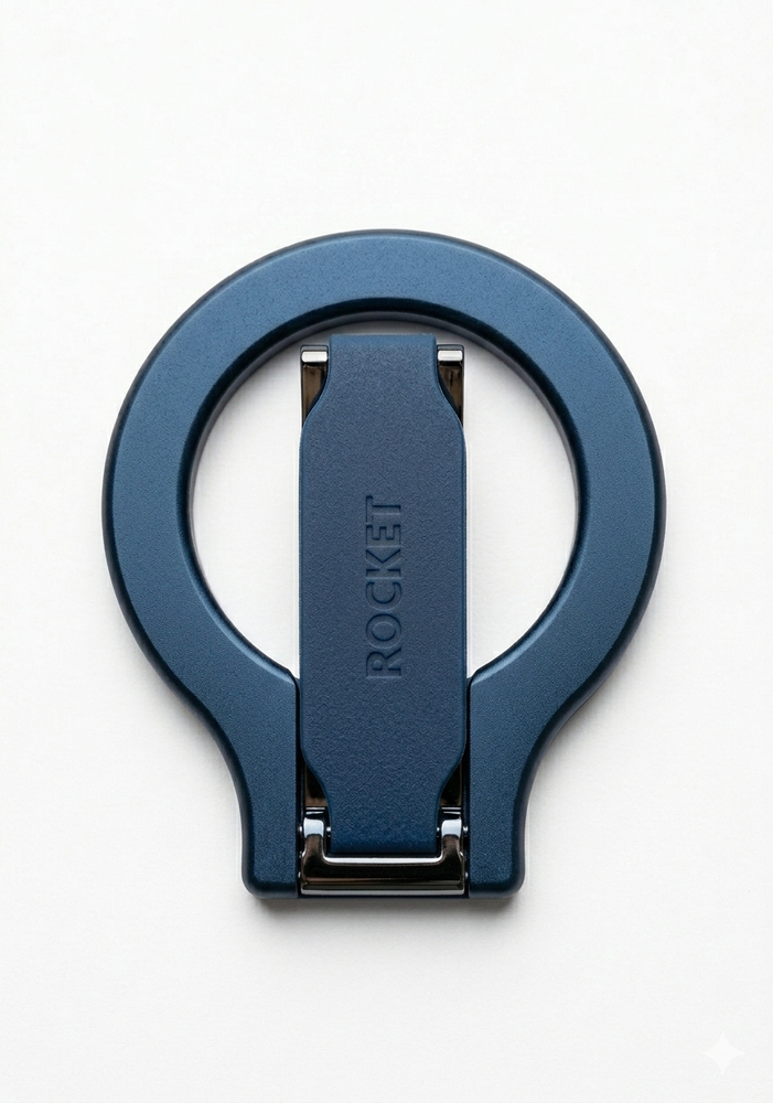 Rocket grip magnet magsafe stand blue