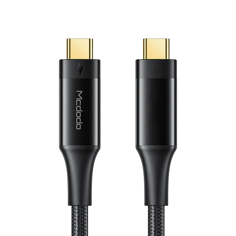 كابل MCDODO Thunderbolt 3 USB-C بطول 0.8 متر باللون الأسود