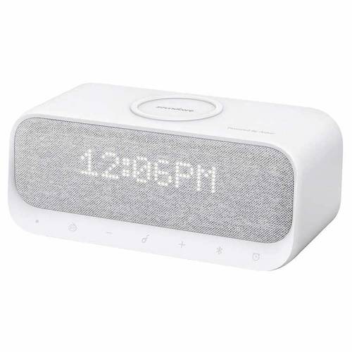 مكبر صوت Anker SoundCore Wakey بجانب السرير - أبيض