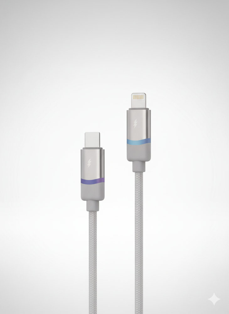 كابل شحن سريع Morbest USB-C إلى LIGHTING بقوة 40 واط بطول 1 متر