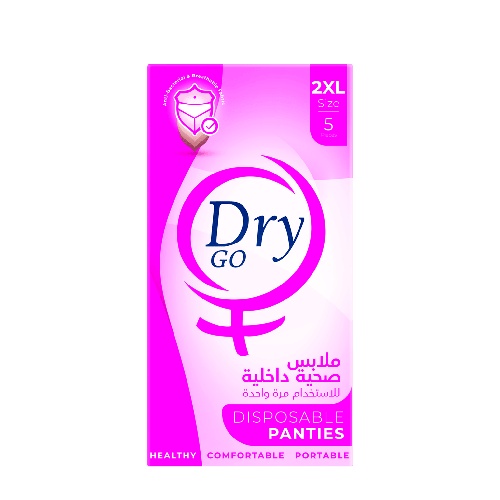 Dry Go Disposable Panty - 5 Pieces - Size 2XL
