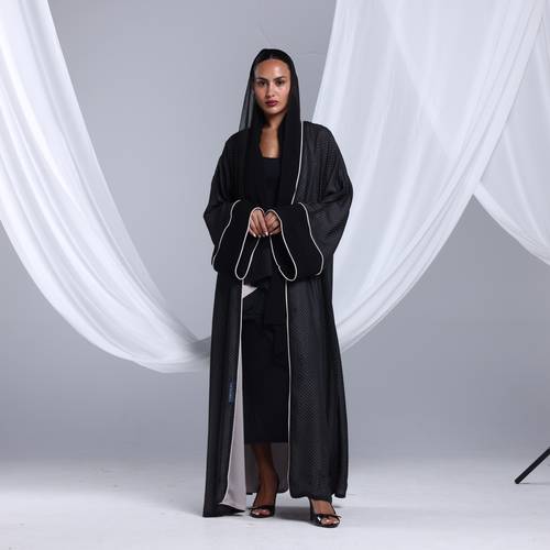 Minimalist Polka Dots Abaya 