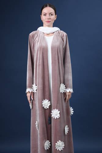 Blush Rosefall Abaya