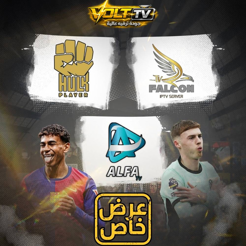  عرض اشتراك IPTV سنة – فالكون + ALFA + هولك 