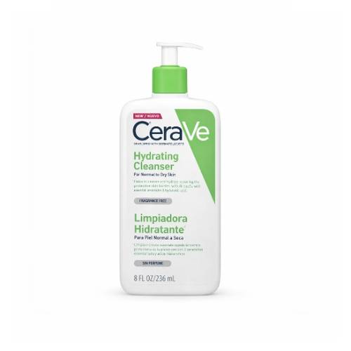 CeraVe Hydrating Facial Cleanser 236 ml for Normal to Dry Skin