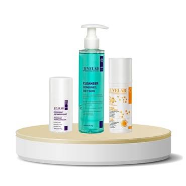 JUVELAB Oily Skin Care Bundle SPF 50+