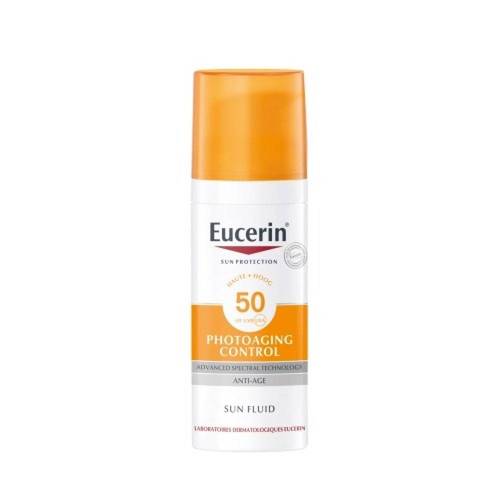 سائل الحماية من أشعة الشمس اللتحكم في الشيخوخة الضوئية SPF 50- زجاجة مضخة 50 مل