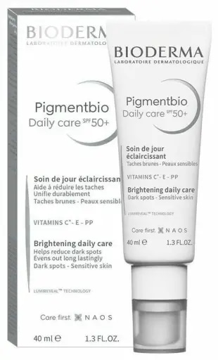 كريم العناية اليومية لتفتيح البشرة بمعامل حماية SPF 50 بيجمنت بايو من بيوديرما - 40 مل
