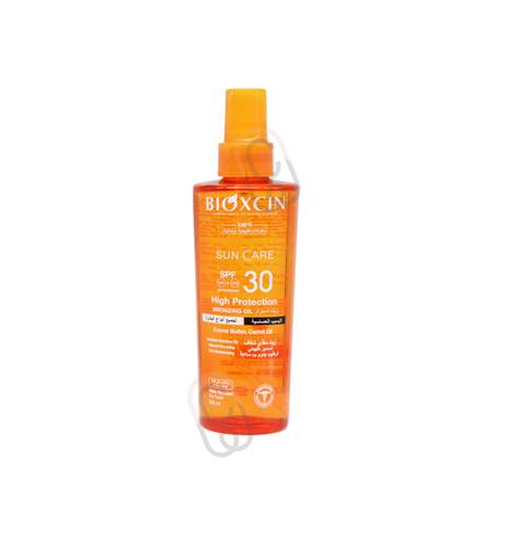 بيوكسين زيت اسمرار مع حماية عالية SPF 30 لجميع أنواع البشرة 200مل