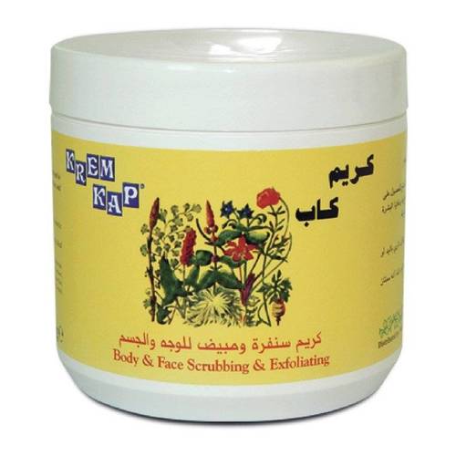 كريم سنفرة ومبيض للوجه والجسم من كريم كاب - 500غ