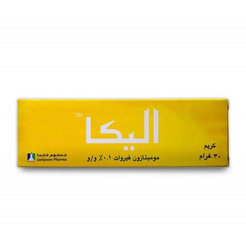 اليكا كريم تقليل احمرار وحكة الجلد والصدفية موميتازون فيروات0.1% - 30 جم