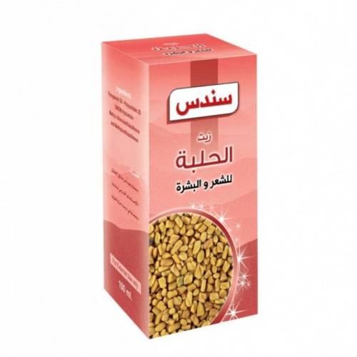 سندس زيت الحلبة للشعر والبشرة – 100مل