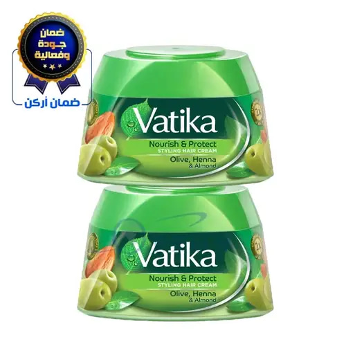 كريم تصفيف و حماية و تغذية الشعر بالزيتون و الحناء و اللوز عرض خاص 2 حبة - فاتيكا