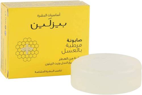 صابونة مرطبة بالعسل خالية من العطر من بيزلين - 60 جم