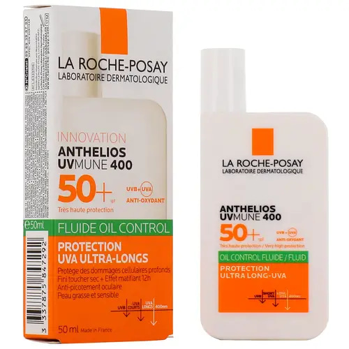 لاروش بوزيه - انثيليوس يوفي ميون 400 واقي شمس +SPF50 سائل ، 50 مل