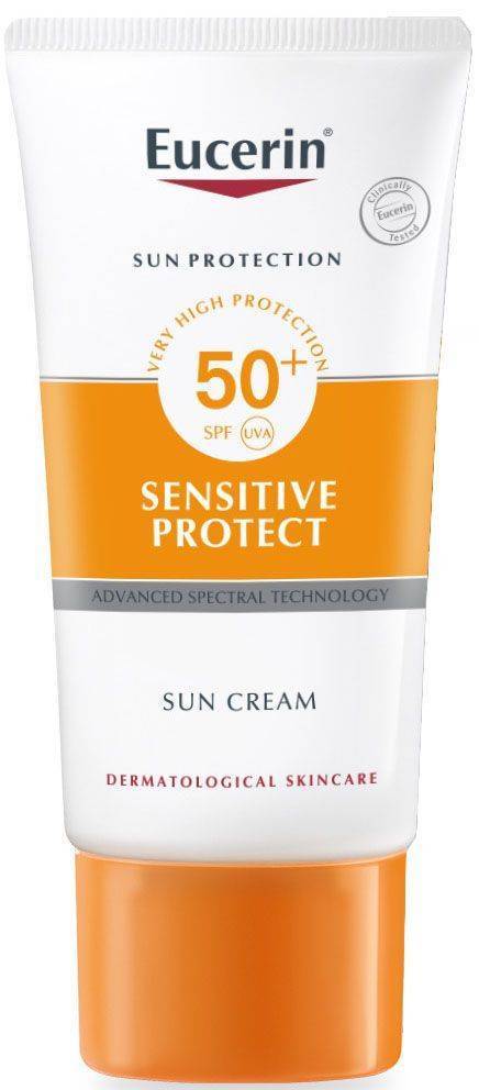 كريم الحماية من الشمس للبشرة الحساسة (SPF +50) من يوسرين - 50 مل
