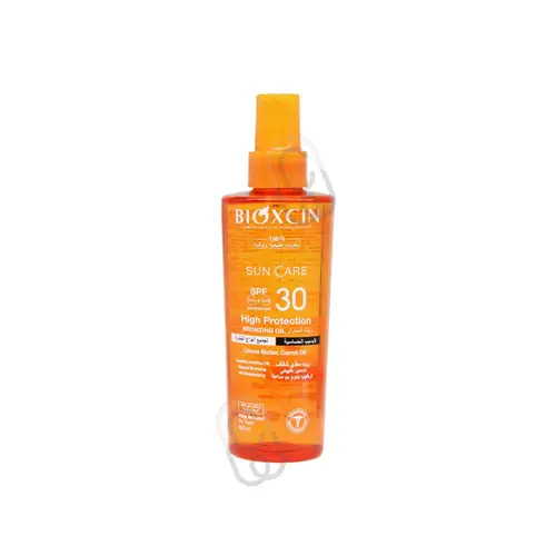 بيوكسين زيت اسمرار مع حماية عالية SPF 30 لجميع أنواع البشرة 200مل