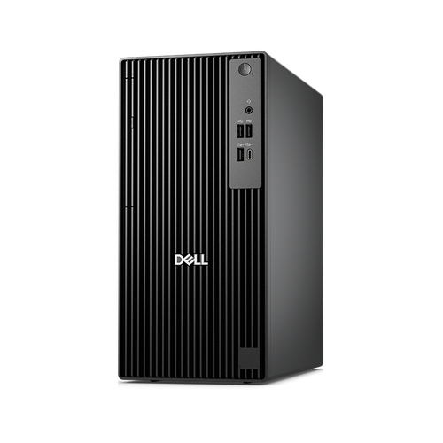 Dell Pro Tower QCT1250, Intel Core Ultra 7 265 (13TOPS NPU, 20C/20T, 33M, up to 5.30 GHz), 8GB DDR5, non-ECC , 512GB SSD TLC , Wired Keyboard and Mouse, Ubuntu (No Windows), 1 Year ProSupport