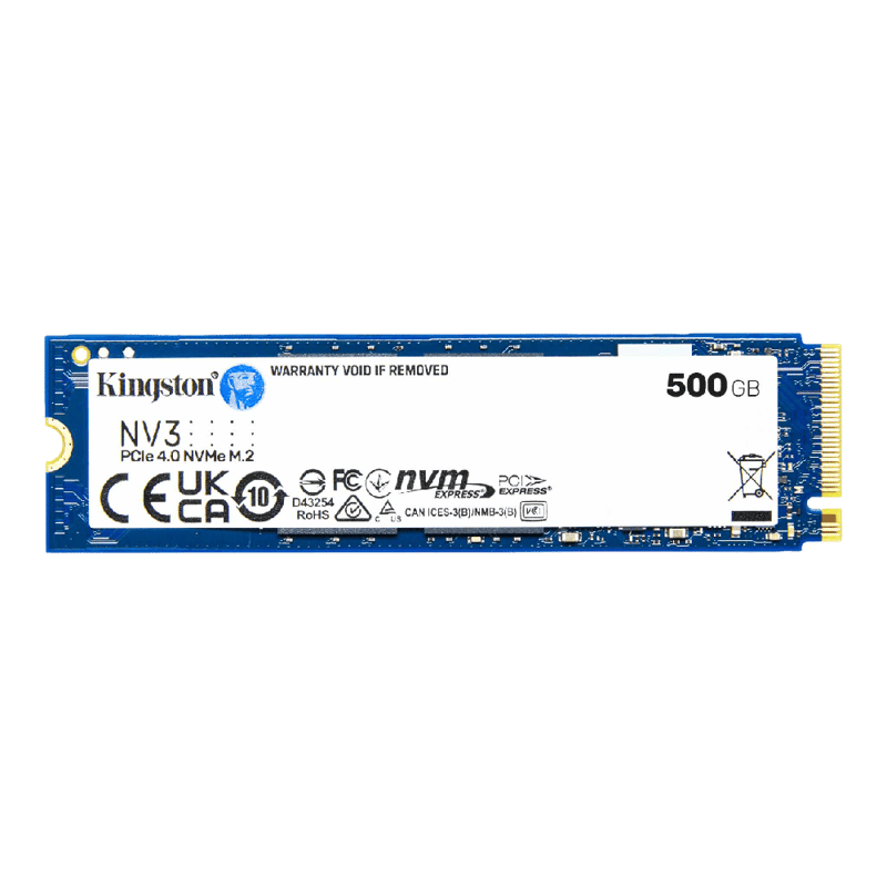 كينغستون NV3 500GB M.2 2280 NVMe SSD