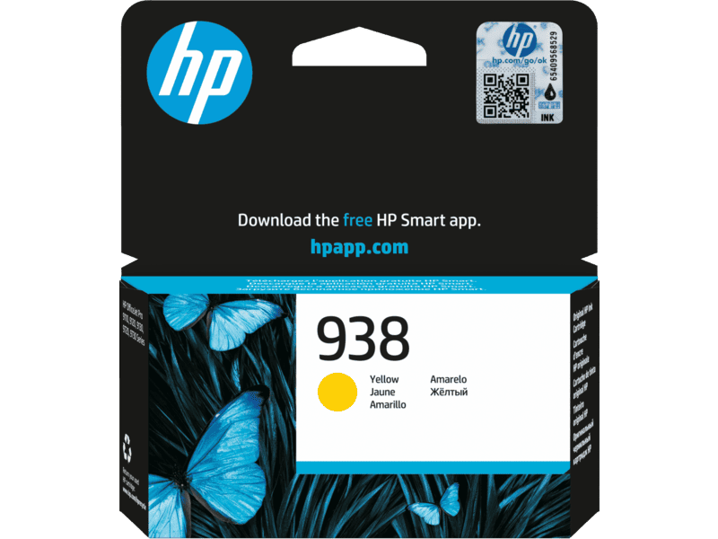حبر اتش بي 938 اصفر - 4S6X7PE