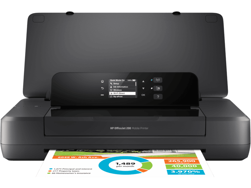 طابعة HP أوفيس جيت 202 المحمولة