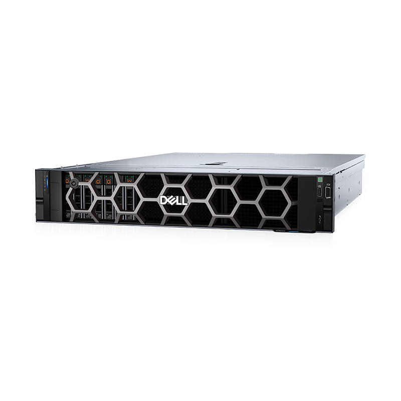 سيرفر ديل PowerEdge R760xs انتل اكسيون سيلفر 4410Y, الذاكرة 16 جيجا, 2.4 تيرا SSD SAS