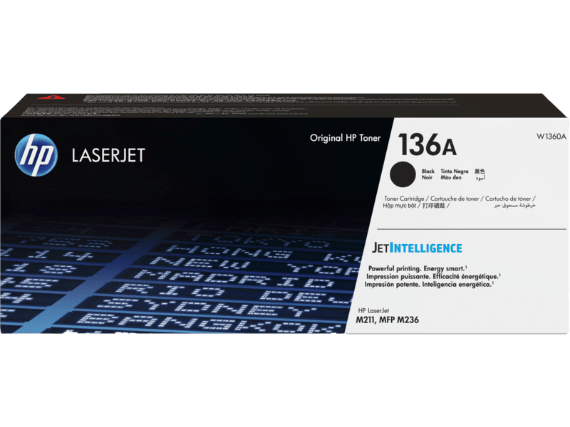 حبر اتش بي 136A اسود-W1360A