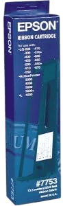 شريط حبر إبسون S015633 أسود من النايلون، متوافق مع طابعات Epson LQ-300/II/350/580/870.