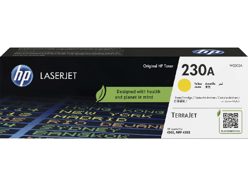 حبر اتش بي 230A اصفر - W2302A