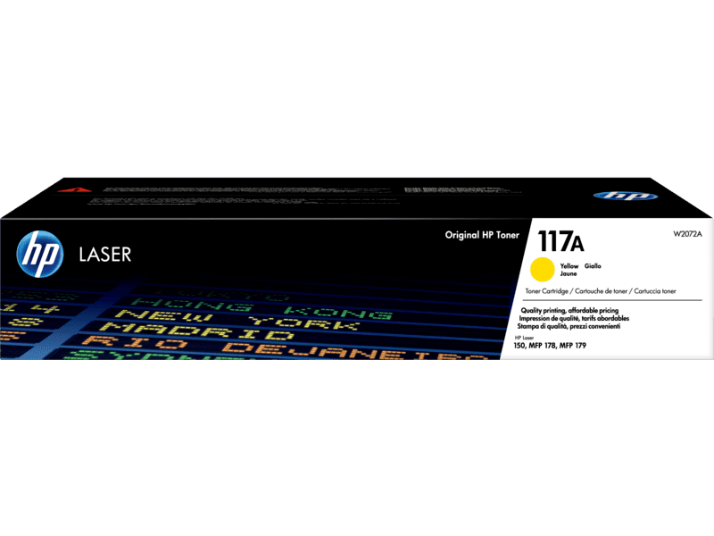 حبر اتش بي 117A اصفر - W2072A