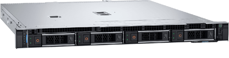 PowerEdge R360, Intel Xeon E-2414 (4C/4T/12M, 2.60 GHz Up to 4.5 Ghz), 16GB DDR5-5600 UDIMM ECC, 480GB SSD SATA Read Intensive 6Gbps 512e 2.5in Hot-plug AG Drive, 2×700W Titanium, 3 Years 