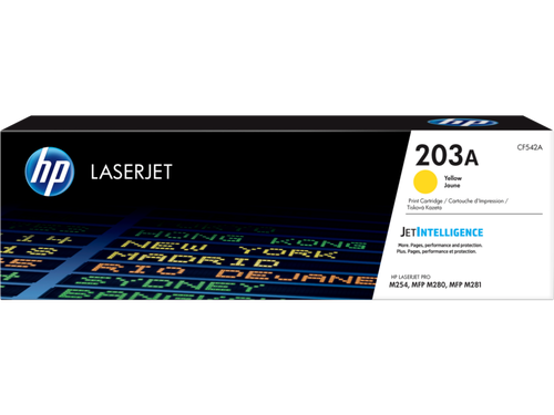 حبر اتش بي 203A اصفر - CF542A