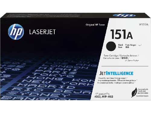حبر اتش بي 151A اسود-W15100A