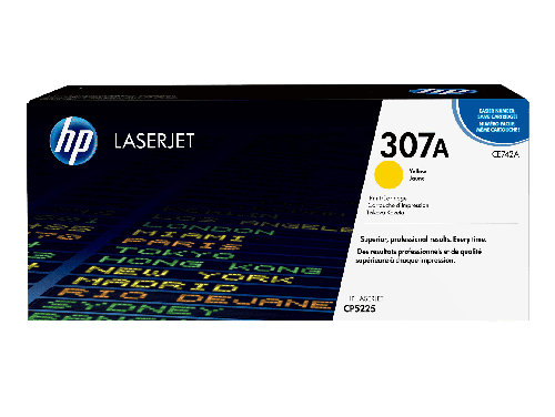 حبر اتش بي 307A اصفر - CE742A
