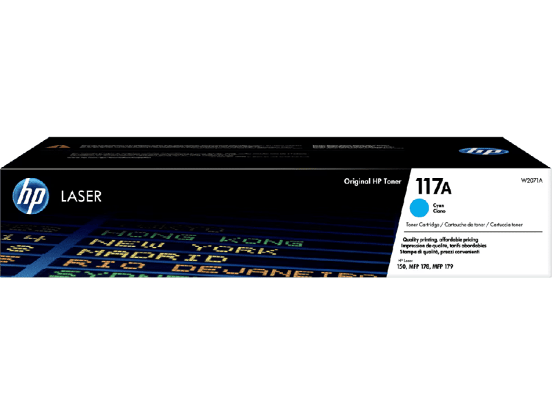 حبر اتش بي 117A ازرق - W2071A