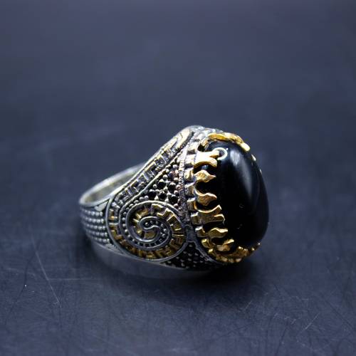   Al-Neishan Ring - Natural Gemstone - 925 Sterling Silver