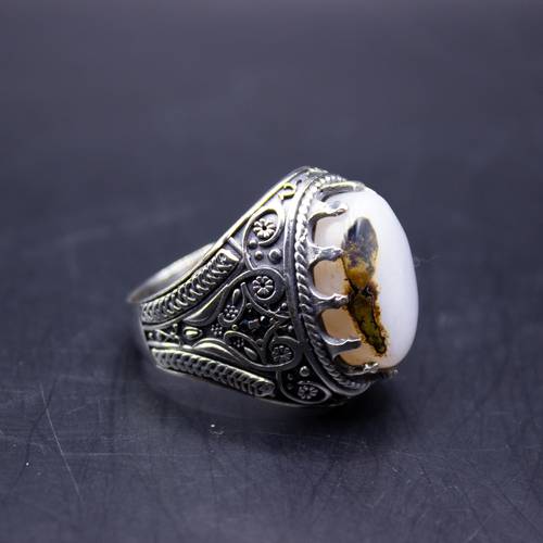 Falconer Ring - Natural Gemstone - 925 Sterling Silver