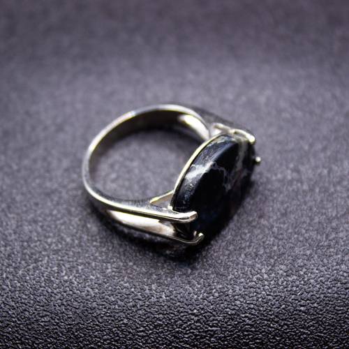 Hayba Black Onyx Men’s Sterling Silver Ring 925