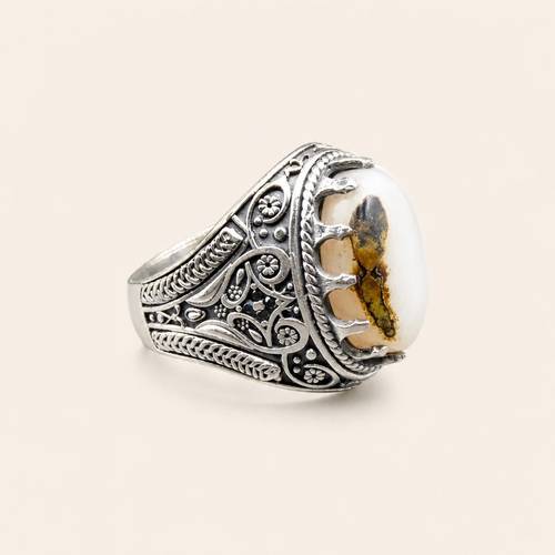 Falconer Ring - Natural Gemstone - 925 Sterling Silver