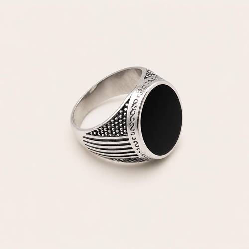 Lucid Ring – Pure 925 Sterling Silver - Black